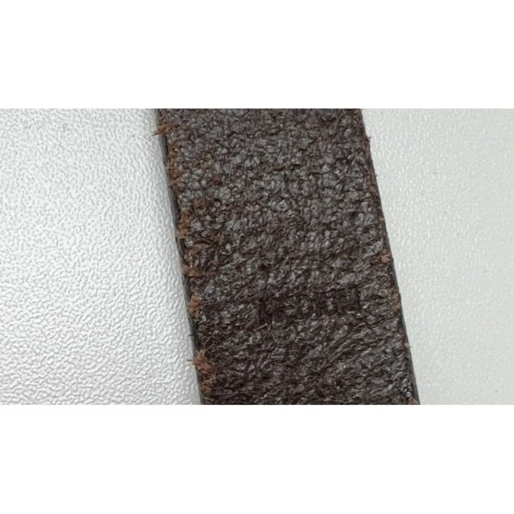 Coach Belt Brown  Cowhide Leather Brass Buckle Made In Italy 7/8